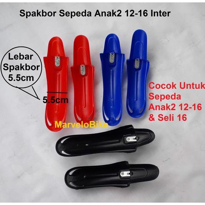 Fender Spakbor Sepeda Anak 12 16 inch Seli 16 16 Plus Inter Plastik