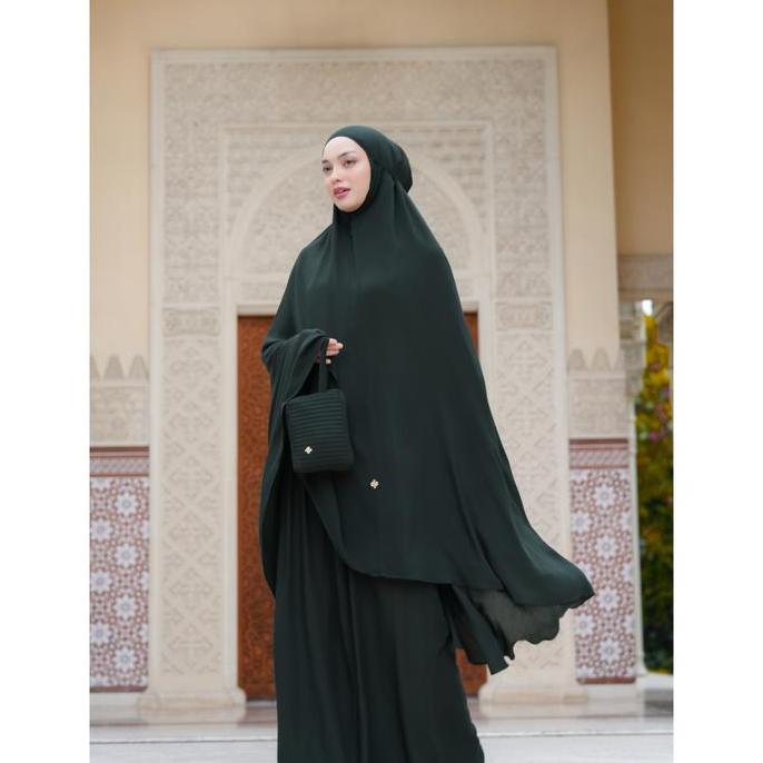 Heaven Lights - Purity Plain Prayer Set - Mukena Travel Polos SLS
