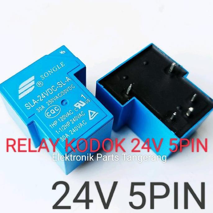 Relay Kodok 24V 5Pin Relay Songle 24V 5Pin Relay 24V 5Pin Relay 24Volt 5Pin Relay 24V 5 Kaki Relay 2
