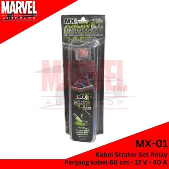 Set Kabel Relay Stater Mobil / Relay Cable Starter Mx / Mx Cable Set Relay For Motor Engine Starter 
