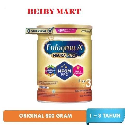 Gyunyu- Enfagrow 3 Neura Pro Original 800G Susu Pertumbuhan Nutrisi Tambahan Untuk Anak 1-3 Tahun