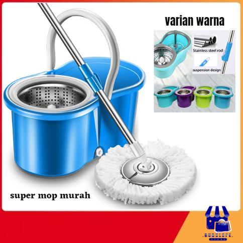 Alat Pel Lantai Super Praktis Spin Mop Super - Alat Pel Lantai Ultra Pel putar serbaguna spin mop Di