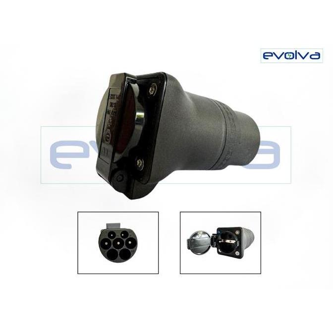 TERLARIS EVOLVA - ADAPTOR CHARGING SPKLU UNTUK MOTOR LISTRIK