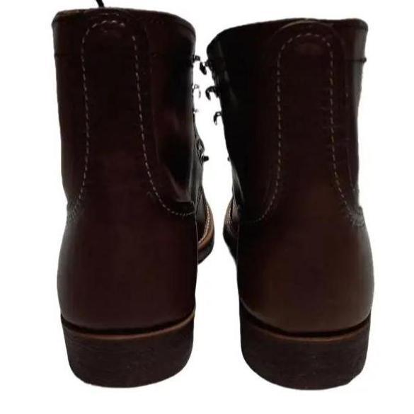 Red Wing 8111 Iron Ranger Amber Harness Leather - VOCMEL ONLY Sepatu Boots Pria 6-Inch Baru Made in 