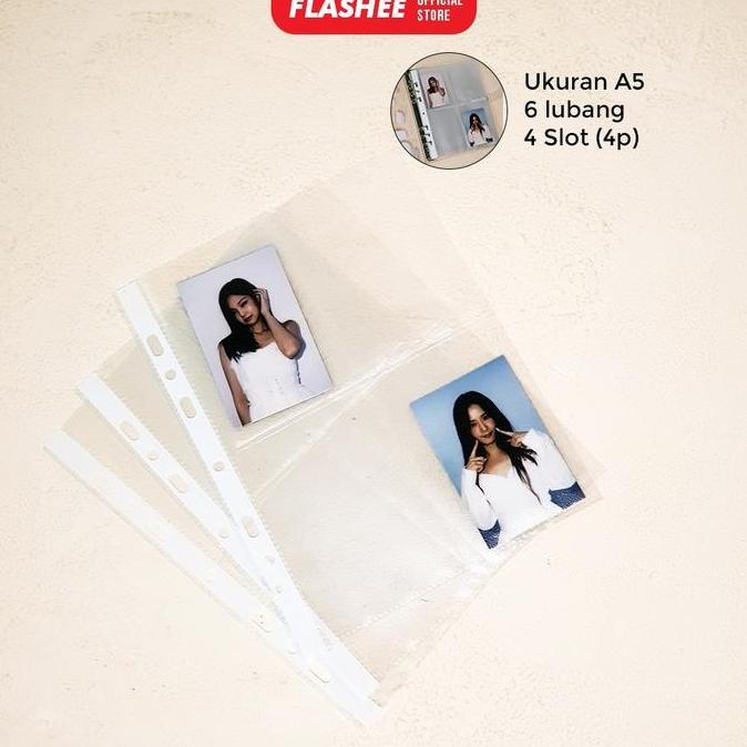 Presa- Flashee Kantong Pc Binder A4 9P A5 4P A6 3P Sleeve Photocard Holder Tempat Polaroid Kpop Slee