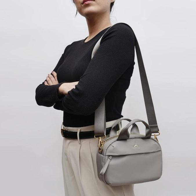 Tas Wanita Povilo Bonbon Sling Bag Grey