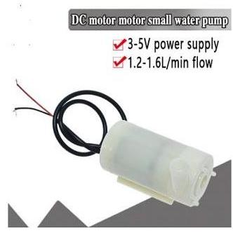 Pompa Air Celup Hisap Mini Mikro Micro Submersible Water Pump DC Kolam