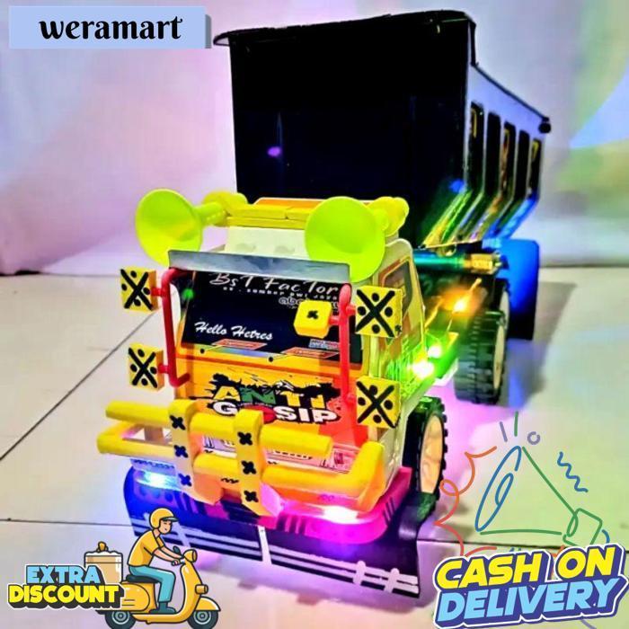 Mobilan Truk Miniatur/ Mainan Anak Dump Truk Besar