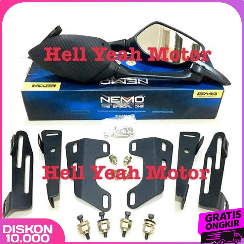 Paket Spion Nmax 2020 New Breket Visor Baut Anti Jebol Nemo Panjang
