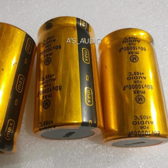ELCO MAX 10000UF 80V MAX FOR AUDIO ORIGINAL.1BIJI