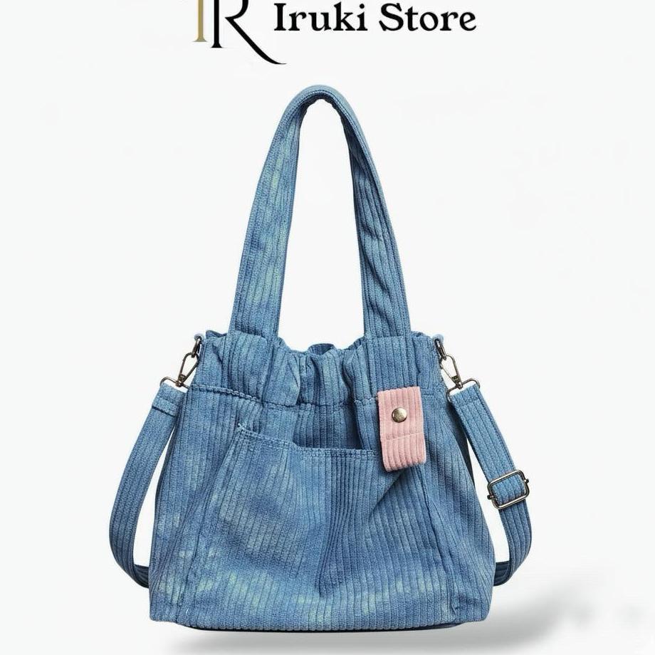 Tas Selempang Wanita Myeori / Tas Wanita Corduroy / Tas Selempang Corduroy