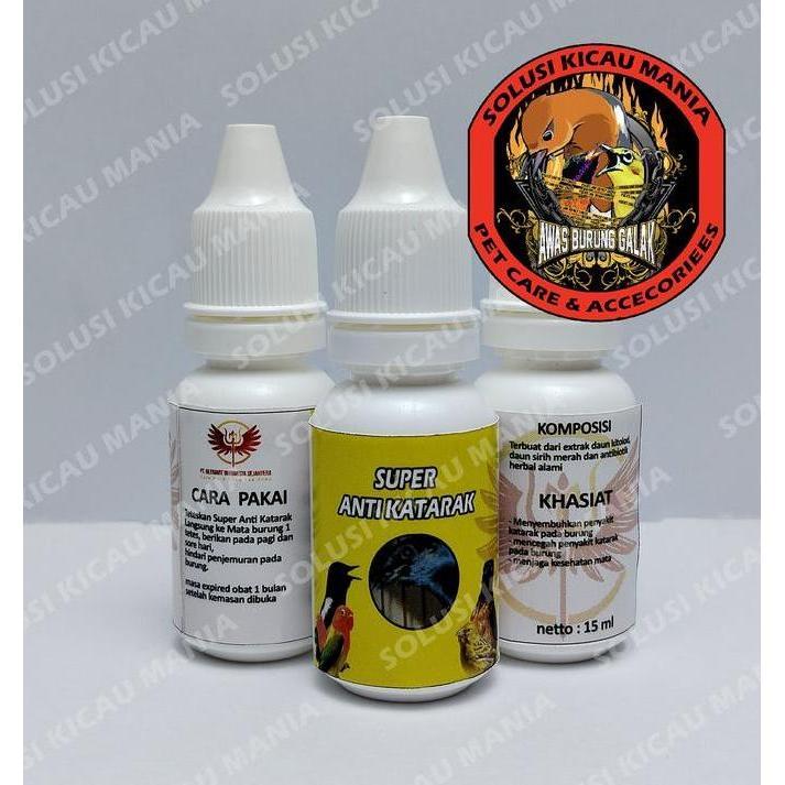 TERLARIS obat burung katarak SUPER ANTI KATARAK untuk semua burung murai gratis ongkir
