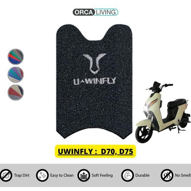 TERLARIS KAET MIE SEPEDA MOTOR LISTRIK UWINFLY D70 D75 - FOAM BACKING