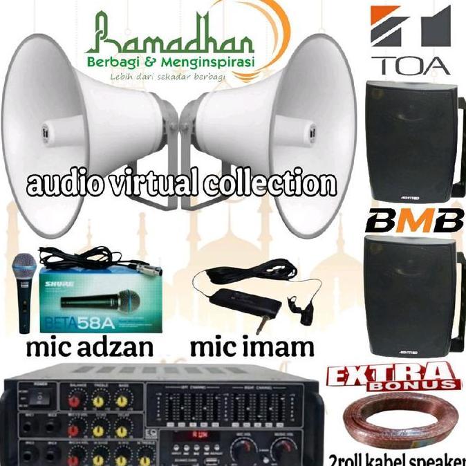Paket Sound System Toa Masjid / Mesjid / Musholla ( Hemat Iii ) Original
