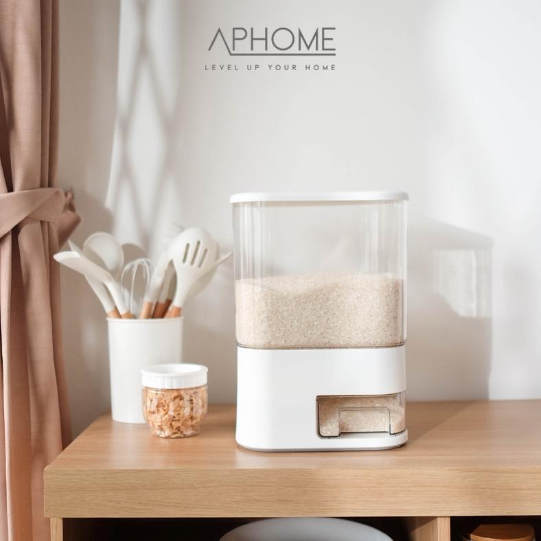 APHOME Dispenser Beras Transparan 10KG Rice Box Rice Dispenser Wadah Beras KUMALA
