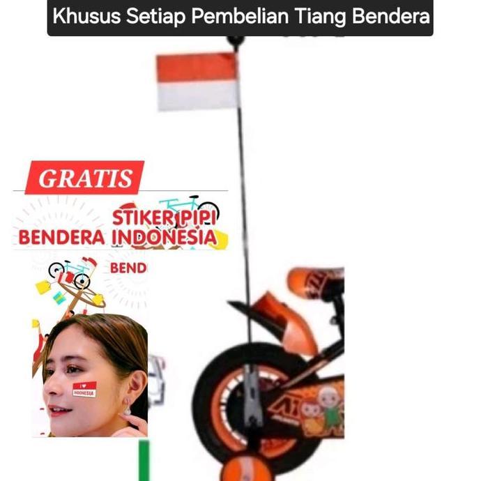 Tiang Bendera Sepeda bmx mini hias sepeda aksesoris LM