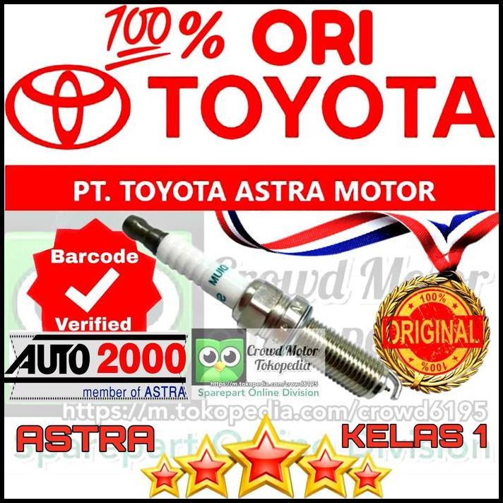 GRATIS ONGKIR SPARK BUSI AVANZA 2016-2017 XENIA IRIDIUM ORI TOYOTA 100% 
