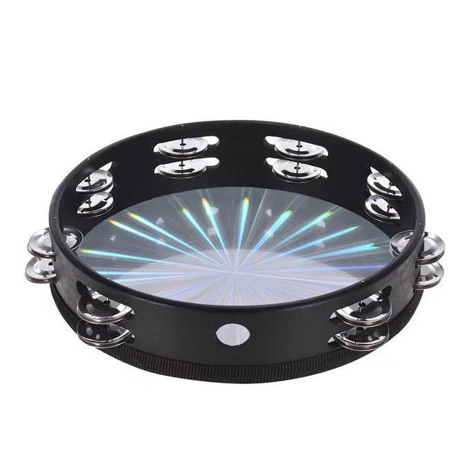 Alat Musik Tamborin Tambourine Hologram Kecrekan Tambourine SS