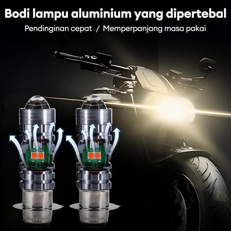 NEW Lampu Utama Depan Motor LED H6 lampu motor led super terang lampu h6 laser hi lo lampu utama lam