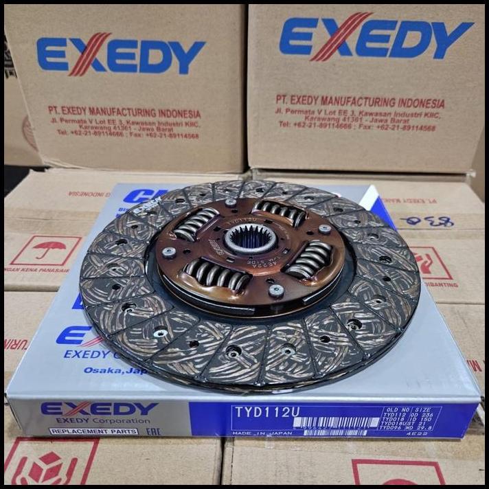 DISKON PLAT KOPLING EXEDY TOYOTA INNOVA DIESEL - FORTUNER DIESEL - HILUX DIESEL TYD-112