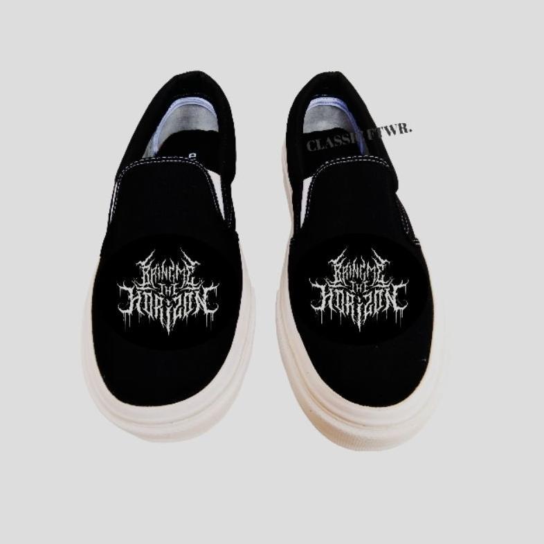 HOT DEALS SEPATU SLIP ON MUSIC BRING ME THE HORIZON PREMIUM QUALITY nobrand