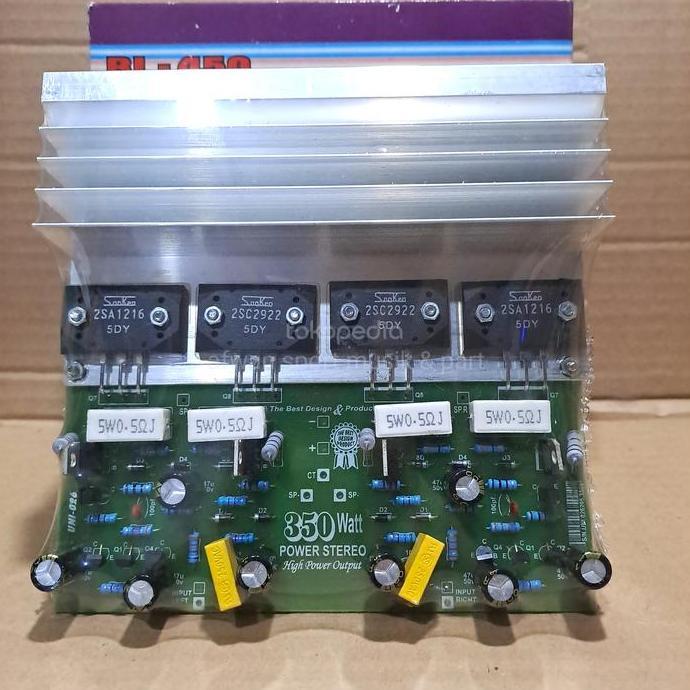 TERLARIS KIT POWER AMPLIFIER  OCL SANKEN  STEREO 450 WATT .
