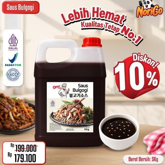 Saus Buogi Korea 5Kg Sauce Buogi Saus Daging Bbq Steak