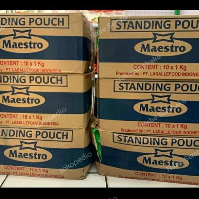 Maestro Mayonnaise 1 Kg Saus Mayo Maestro 1 Kg Mayonaise X 10 Pcs Per Dus