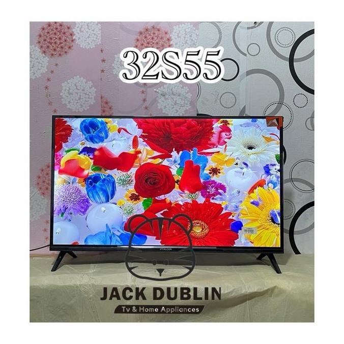 TERLARIS TV LED TCL IFFALCON BY TCL HD 32 INCH 32S55 IFF32S55 GOOGLE TV SMART ANDROID 14 NETFLIX YOU