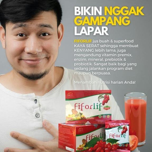 [ Original ] Fiforlif Fiforlife Fiber Untuk Diet Detox Original 15 Sachet - Bpom Asli Pt. Abe