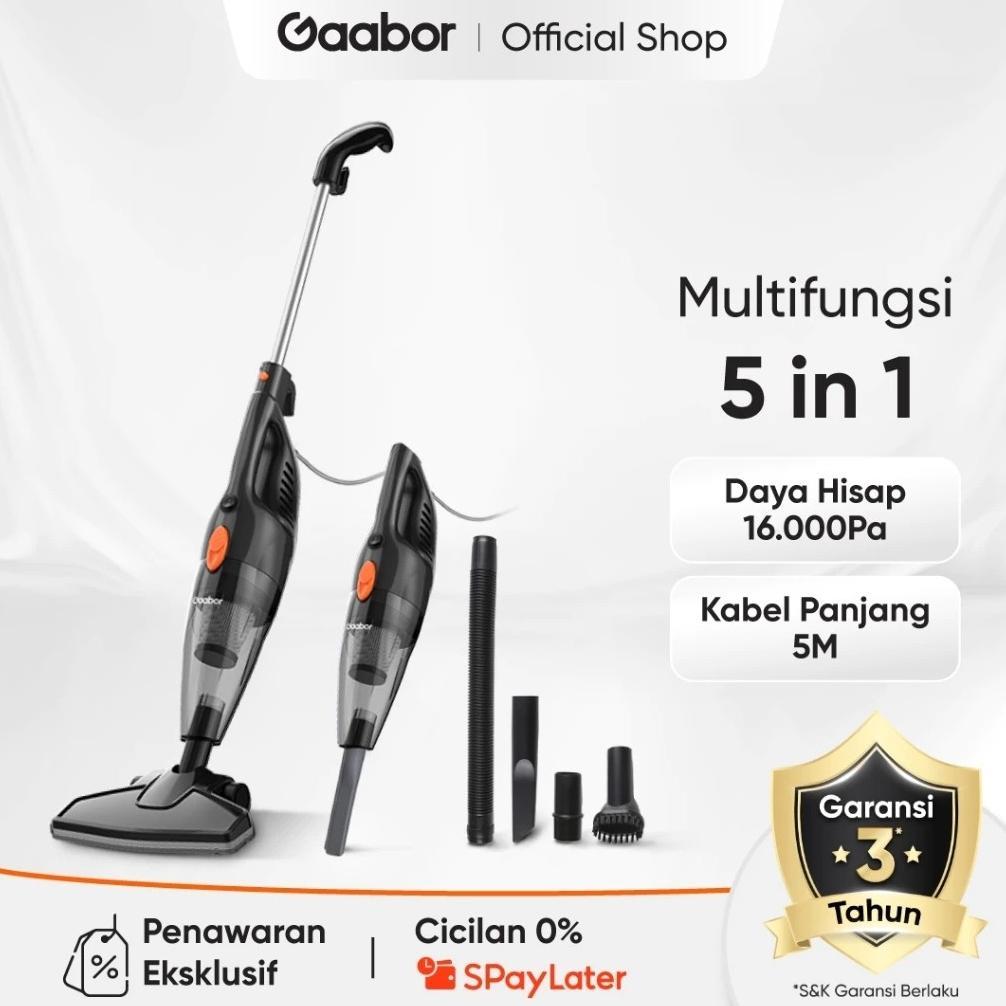 Gaabor Penyedot Debu Genggam Berkabel Vacuum Cleaner Multifungsi 2 in 1 Daya Rendah / GVCW-M15A Vacu