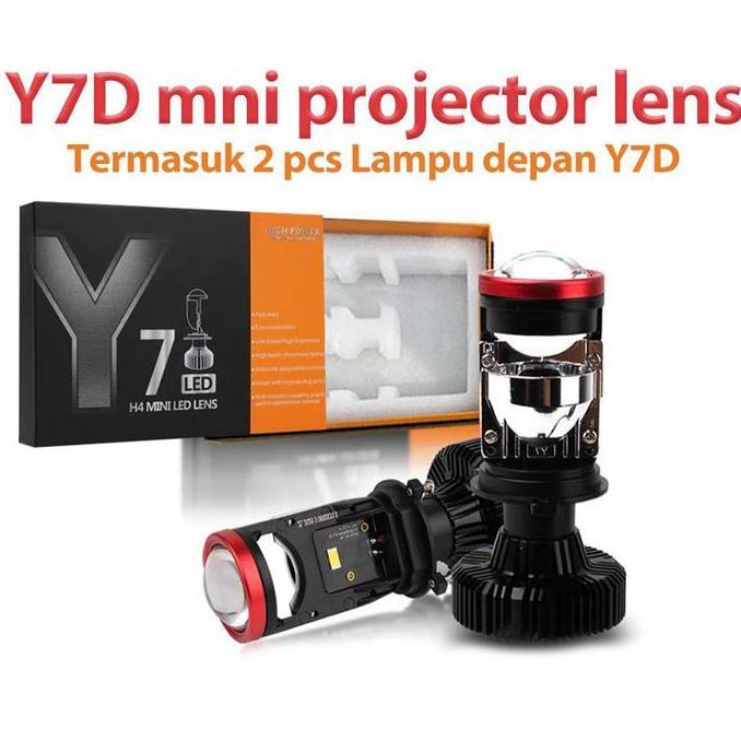 MORIFOYU LED MOBIL MOTOR H4 MINI PROJECTOR PROJIE Y6D Y7D SUPER BRIGHT