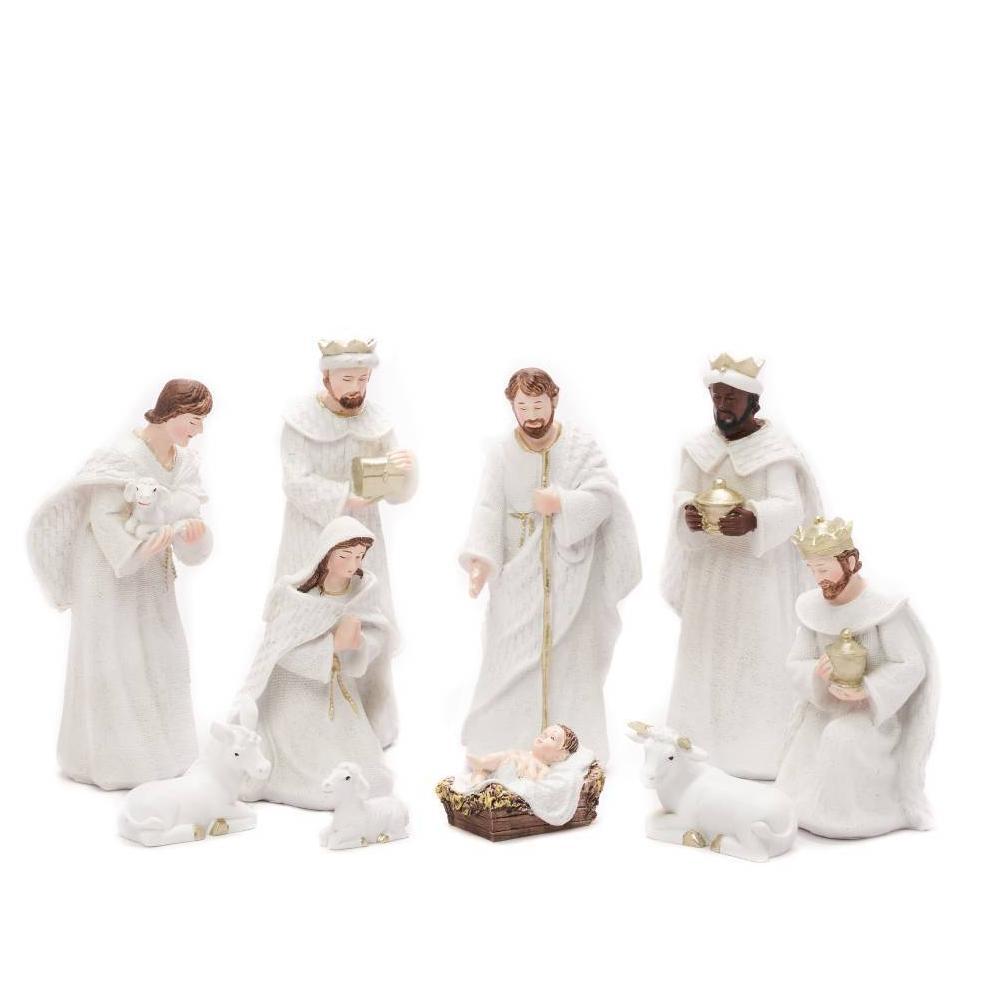 Patung Set Natal Pajangan Rohani Dekorasi Hiasan Patung Yesus Lahir Nativity Christmas Cradle Kualit