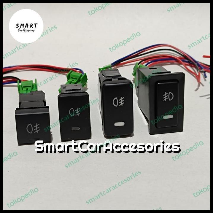 TERLARIS SWITCH SAKLAR TOMBOL LAMPU KABUT FOGLAMP DRL PROJIE PROJI UNIVERSAL 