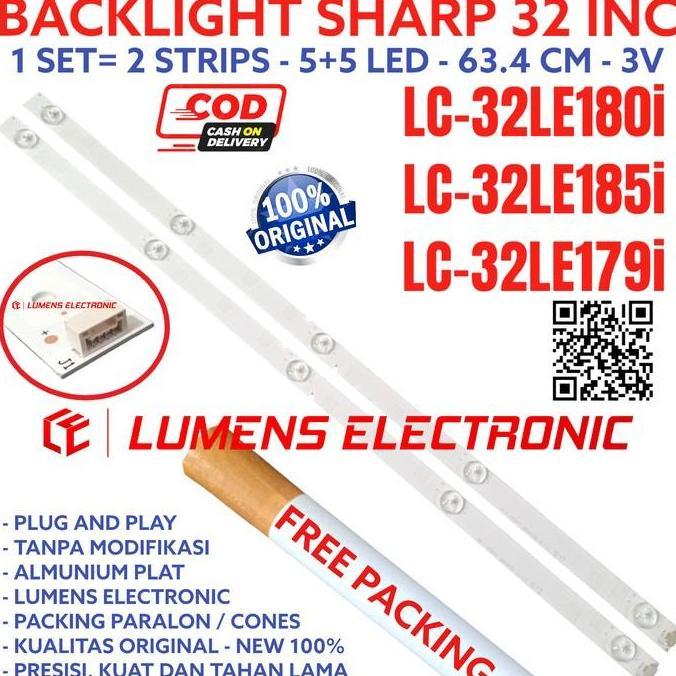 TERLARIS BACKLHT TV LED SHA LC32LE180 LC32LE180I LC32LE1801 LC32LE185 5K 3V