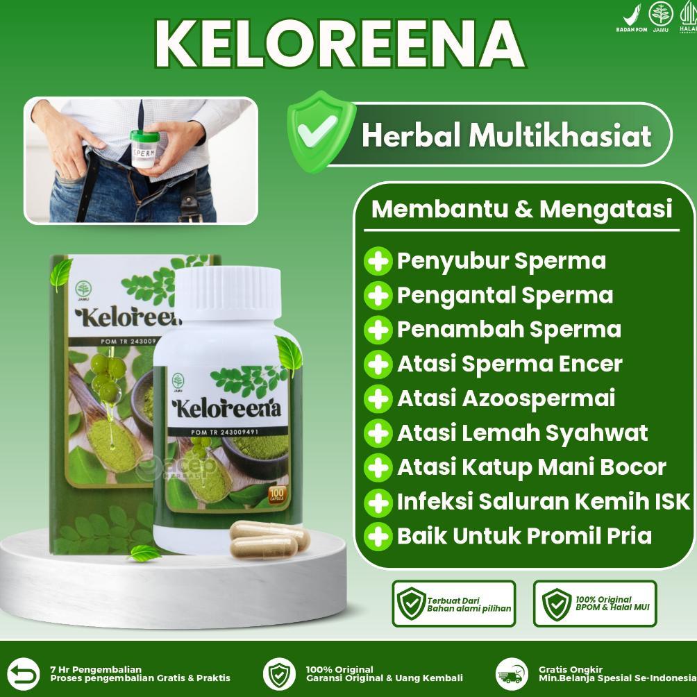 (Terbaru) Keloreena Obat Penyubur Pengental Sperma Atasi Sperma Encer Ejakulasi Dini Promil Lemah Sy
