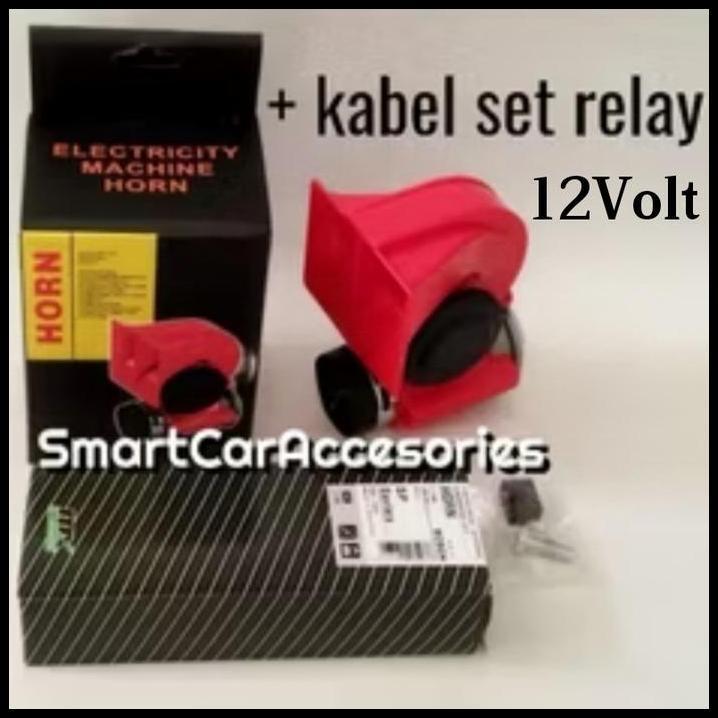 GRATIS ONGKIR KLAKSON BEL BELL DINAMO STEBEL STEDEL NAUTILUS MOBIL MOTOR 12V 