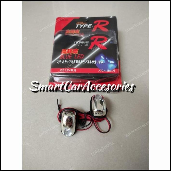 TERLARIS VARIASI WIND WASHER NOZZLE SEMPROTAN AIR WIPER LED RGB UNIVERSAL 