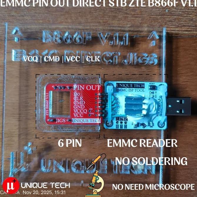 TERLARIS EMMC DIRECT B866F TOOL ETHR READER JS ALAT DIREK J