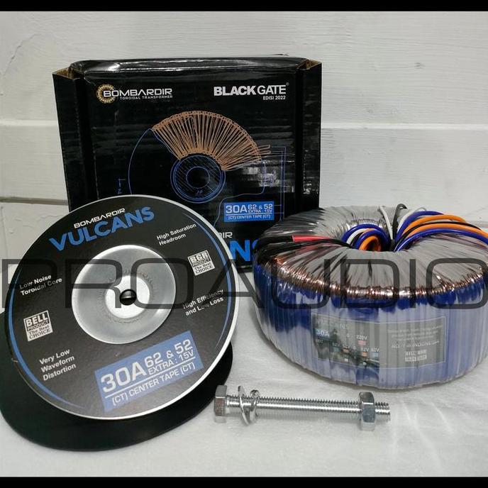 BEBAS ONGKIR - TRAFO DONAT TOROID VULCANS BOMBARDIR 30A 62V