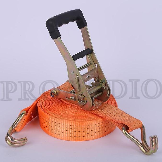 BEBAS ONGKIR - Rachet tie down 10 meter Trek belt /10ton tali sound/tali barang/Track