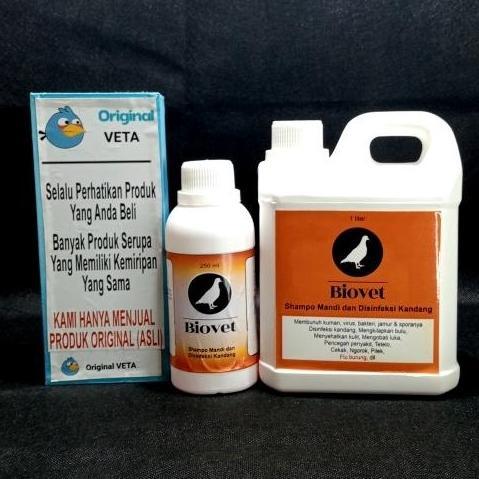 TERLARIS SHAMPO BIOVET VITAREST SAMPO BURUNG MERPATI DARA DISINFEKTAN KANDANG gratis ongkir
