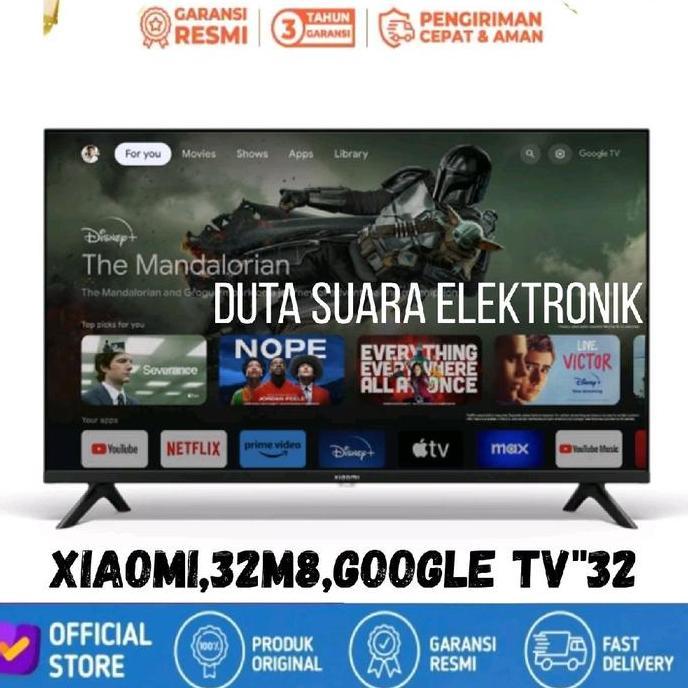 TERLARIS LED TV XIAOMI 32 INCH L32M8-EI BEZEL-LESS ANDROID SMART TV  REMOTE