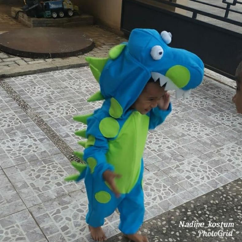 Free Ongkir Kostum Dino/Kostum Dinosaurus/Kostum Binatang/Kostum Binatang Anak/Kostum Karakter/Nadin