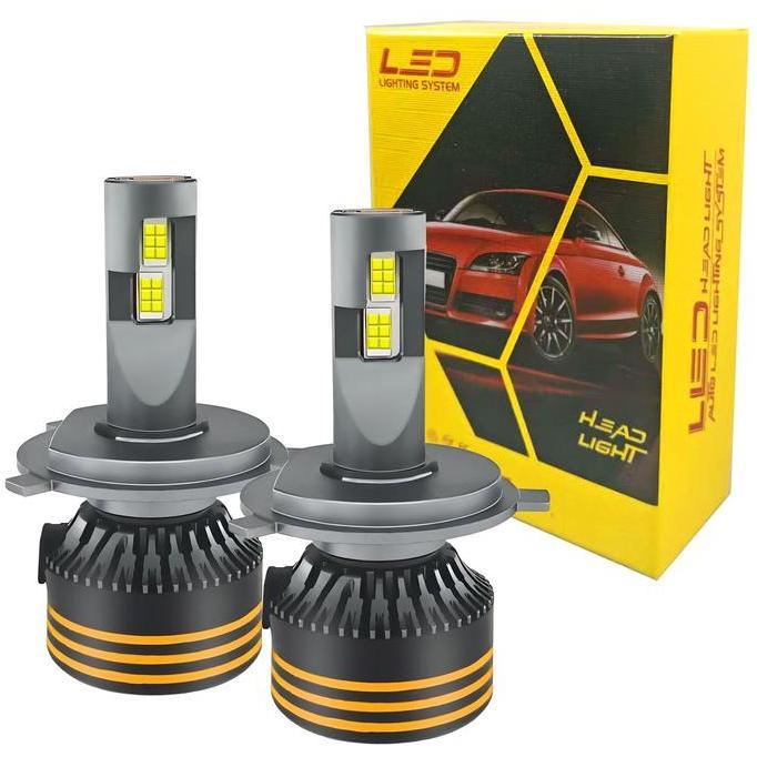Larissagalllery - Bohlam Lampu Led Mobil H4 Mini Universal 70W Extreme Bright Super Terang Bagus