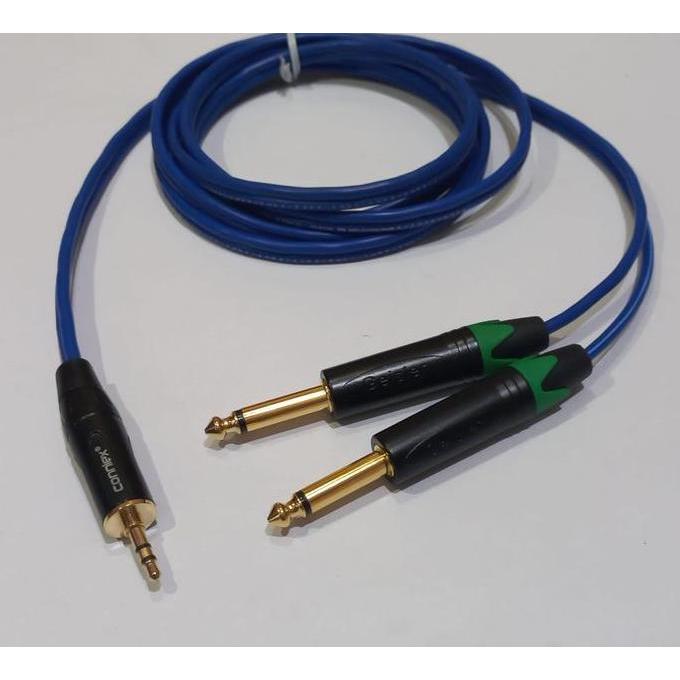 mini jack 3,5 to jack akai 6,5 /jack hp ke ampli