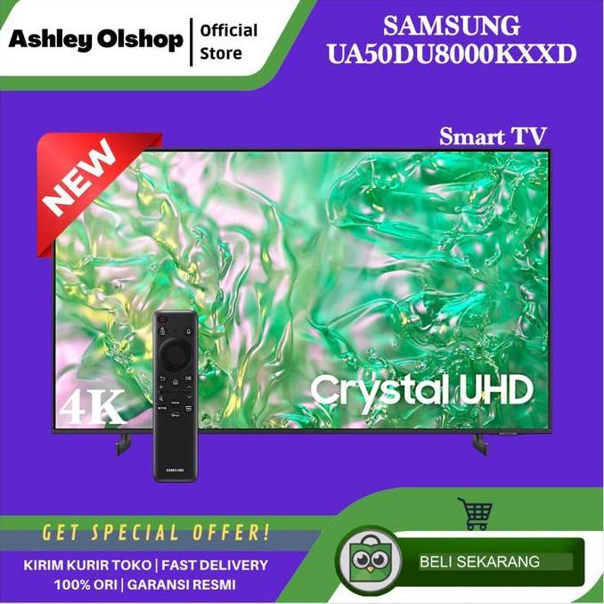 TERLARIS SMART TV SAMSUNG 50 INCH UHD 4K 50DU8 SAMSUNG UA50DU8KXXD 50 4K SMART TV