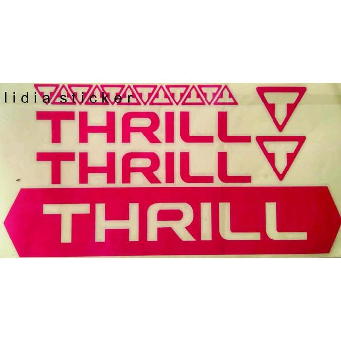 sticker thrill sepeda thrill cutting sticker