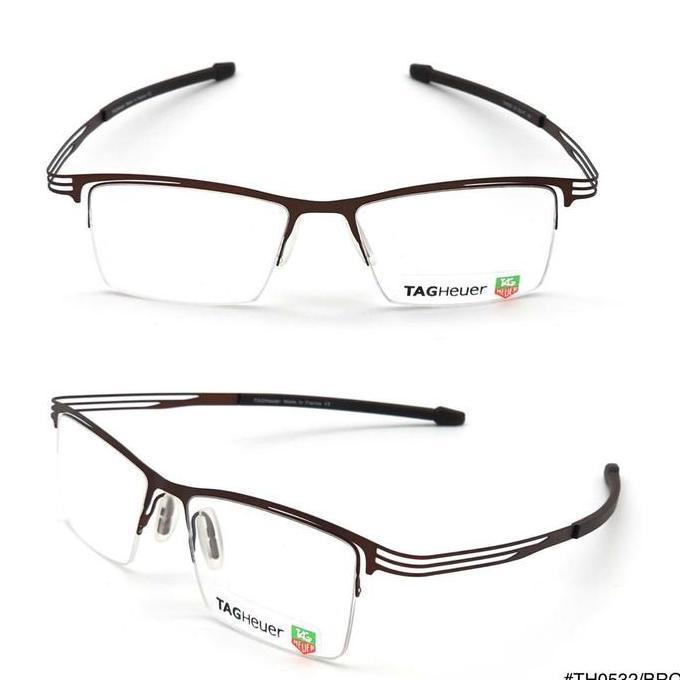 frame kacamata pria tag heuer 0532 sporty ringan high quality