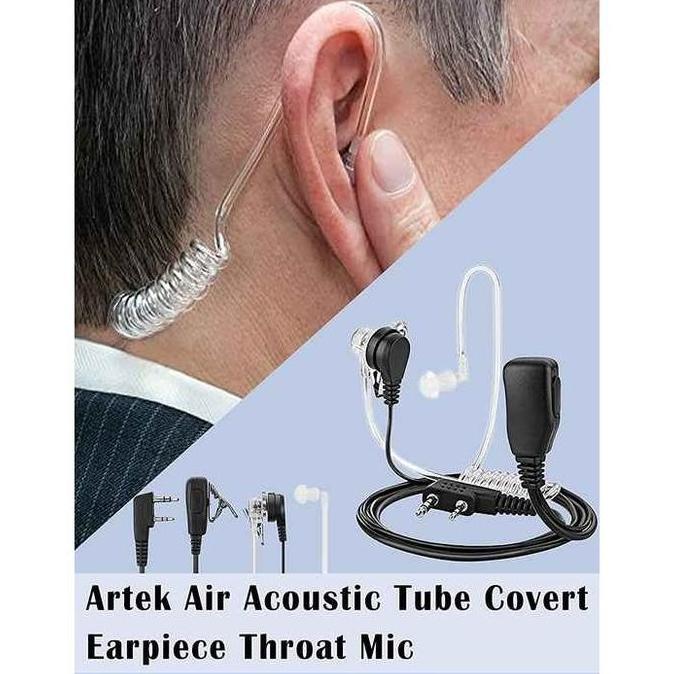 Headset FBI Earphone HT Spiral Tube Radio Handy Walkie Talkie Acoustic Earpiece Hetset Polisi Paspam